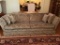 Vintage Sofa with Raised Floral Design