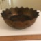 Footed Metal Bowl