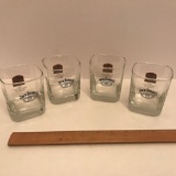 Set of 4 Jack Daniels Whiskey Glasses