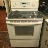 Whirlpool Glass Top Electric Range Model GR450LXH