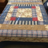 Vintage Handmade, Hand Stitched Quilt