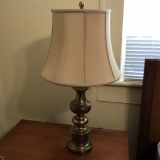 Vintage Heavy Brass Stiffel Lamp