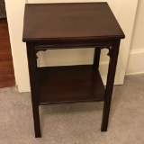 Vintage Mahogany 2 Tier Table