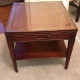 2-Tier Mahogany End Table by Hekman