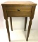 Nice Wooden Square One Drawer Side Table