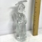 Heavy Clear Glass Angel Figurine