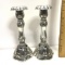 Beautiful Pair of Brighton Cinderella Candlesticks