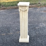 Square Column Garden Plant Pedestal