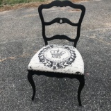 Black Ribbonback Accent Chair