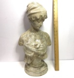 Large Porcelain Lady Bust