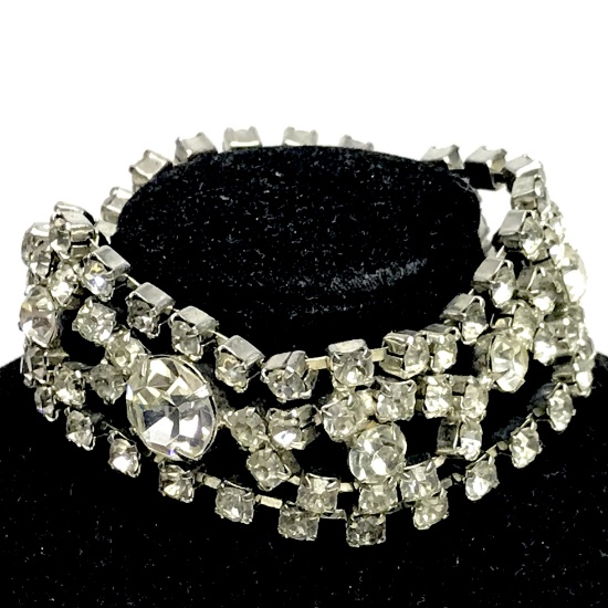 Vintage Rhinestone Bracelet