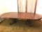 Amazing Tiger Oak Dining Table w/Claw & Ball Feet and 6 Leaves