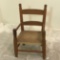 Vintage Child's Chair w/Woven Seat