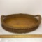 Awesome Vintage Double Handled Woven Tray