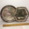 Pair of Silver Plated Trays - International Silver Co, 7 Williams Rogers & Sons