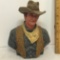 1982 Original Monfort John Wayne Western Sculpture - Boulder Colorado
