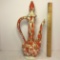 Mid-Century Modern Orange Drip Ewer