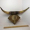 Vintage Steer Horn Coat Rack Wall Hanging