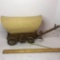Vintage Wooden Covered Wagon Lamp