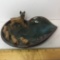 Vintage Hand Painted Boxers Ashtray by Tilso - Made in Japan