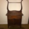 Vintage Oak Wash Stand w/1 Drawer with Towel Bar