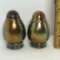 Pair of Vintage Plated Salt & Pepper Shakers