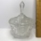 Italian Crystal Lidded & Footed Dish by Leonard Creation