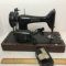 Vintage Spartan Sewing Machine in Wood Case