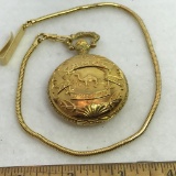 Camel 80th Anniversary Gold Tone Pocket Watch