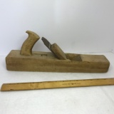 Antique Wooden Plane by W. Butcher
