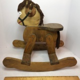 Handmade Wooden Rocking Horse