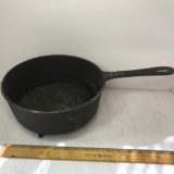 Antique Cast Iron Footed Pot  #10