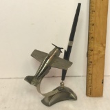 Metal Plane Pen Holder