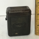 Vintage Monroe Safety Razor Blade Sharpener w/Bakelite Case