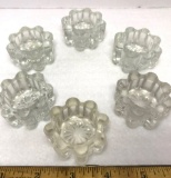Set of 6 Vintage Salts