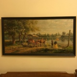 Large Vintage Frame Print 