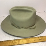 Vintage Beaver One Hundred Resistol Self Conforming Western Cowboy Hat