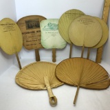 Lot of Vintage Advertisement Fans