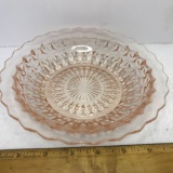Pink Depression Glass Bowl