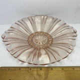 Vintage Pink Depression Glass Dish