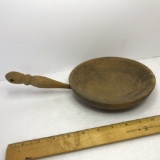 Primitive Dough Bowl with Handle