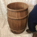 FULL SIZE Primitive Large Wooden Barrel