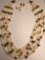 Long Multi-Strand Necklace with Natural Stone Beads