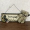 “Think Spring” Wooden Wall Hanging