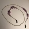 Purple Beaded Glasses Holder