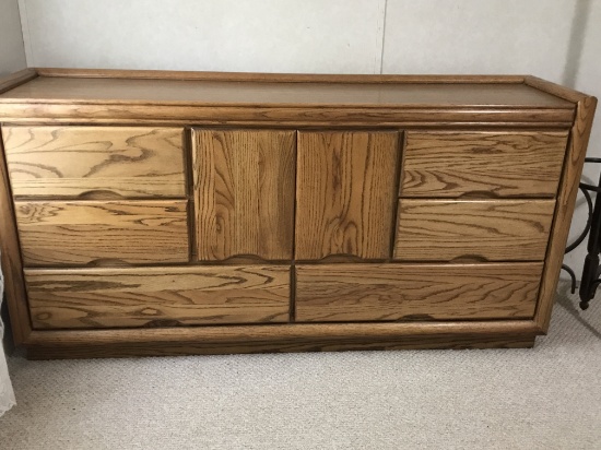 Cedar Lined Heavy Wooden Dresser