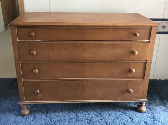 Vintage Wooden Dresser with Dove Tailed Drawers