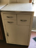 1950’s Metal Lower Cabinet with Bread Bin Drawer