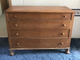 Vintage Wooden Dresser with Dove Tailed Drawers