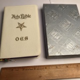 Vintage Small Masonic Bible in Box